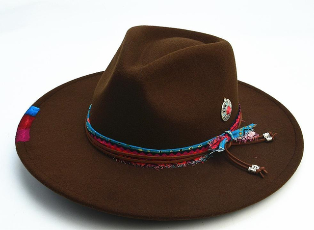 New Vintage Soft Hats Ladies' Hats Cross Border Autumn/Winter Warm Men's Jazz Hats