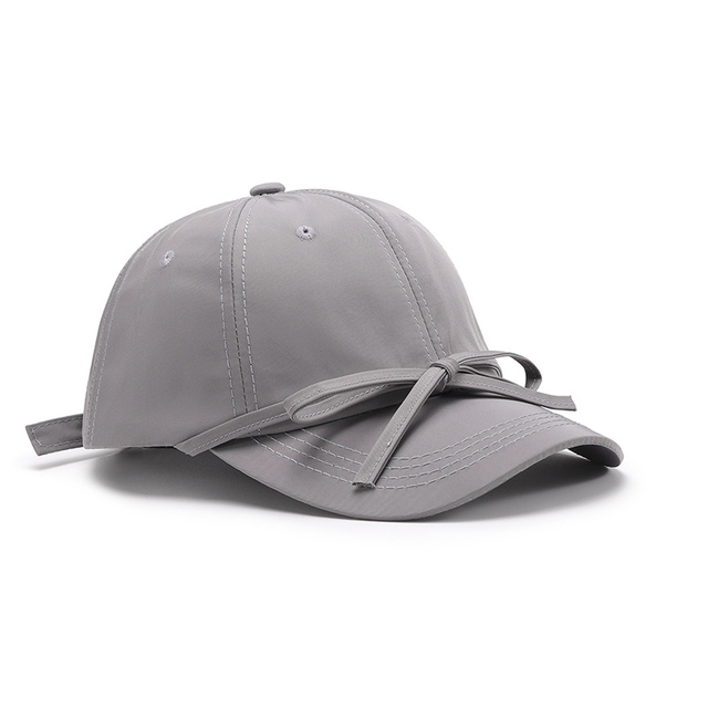Women Bow Baseball Cap Quick Drying Soft Top Women's Baseball Cap Breathable Sports Caps