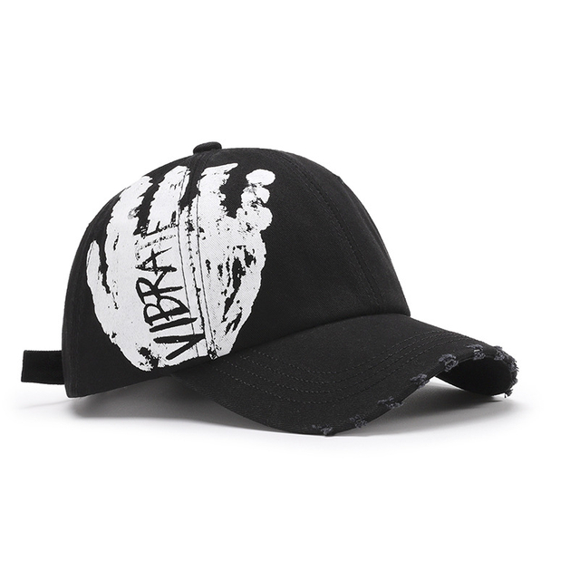 Trendy Brand Curved Brim Peaked Cap Women's Washed Soft Top Curved Brim Men's Baseball Cap