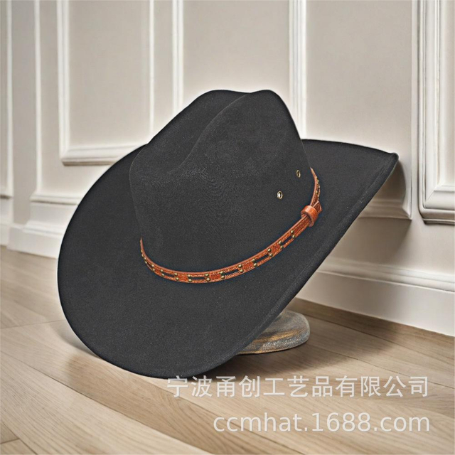 Male Female Giant Adult Vintage Hats Personalized Youth Fedora Felt Cowboy Hat