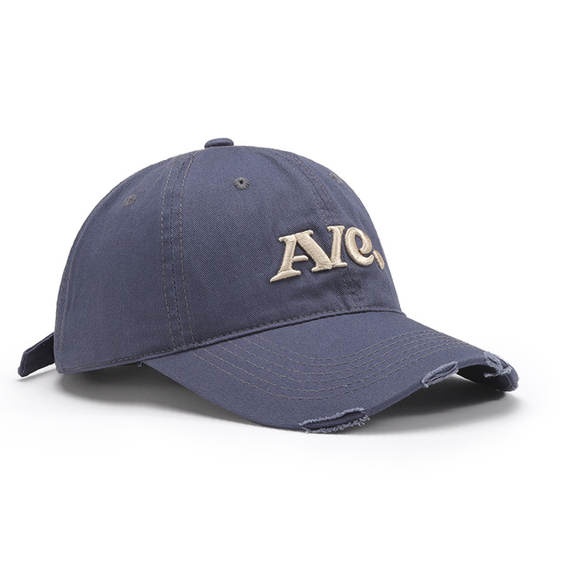 Washed Cotton Distressed Denim Casquettes Dad Hats Embroidery Logo 3D Custom Baseball Cap For Kids