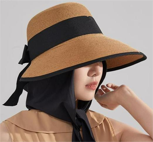 Woman Fine Kids One Piece Set Unisex Protection Hot Sale Women Wide Brim Beach Hat Ladies
