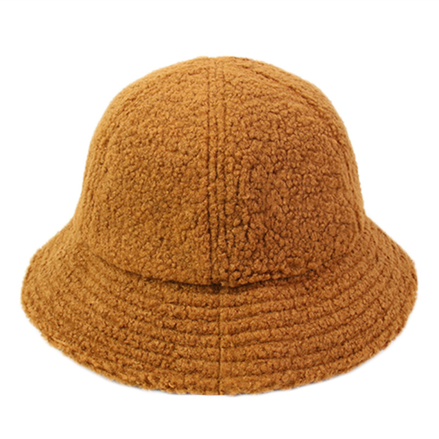 Hats Polar Fleece Warm Plush Fisherman Hat Face Small Basin