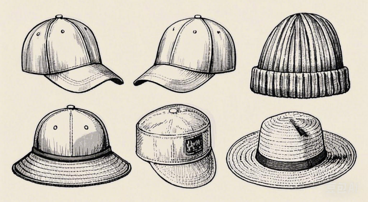 绘制帽子概念图