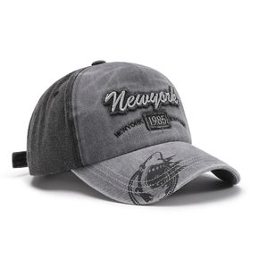 5 Panel Baseball Cap 3d Letter Embroidered Logo Sport Fitted Baseball Cap